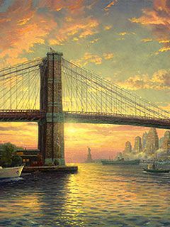Thomas Kinkade - wallpaper preview