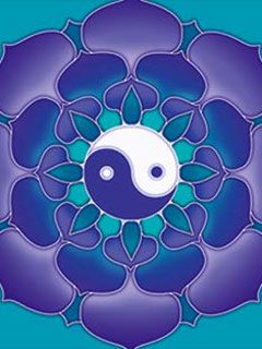 Ying Yang Lotus - wallpaper preview