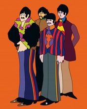 The Beatles in Yellow Submarine - wallpaper preview