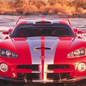 Dodge Viper Kırmızı Spor Araba
