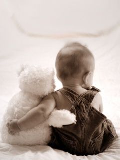 Sevimli Bebek ve Ayıcık - wallpaper preview