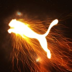 Ateş İçindeki Puma Logosu
