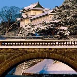 Karlı Japon Kalesi