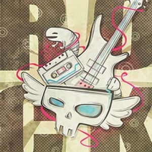 Rock Müzik İllüstrasyonu