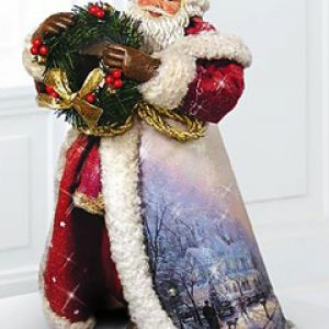 Noel Baba ile Çelenk