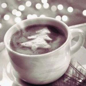 Noel Ağacı Tasarımlı Kahve