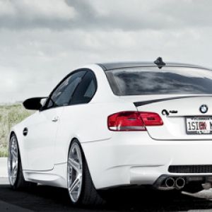 Beyaz BMW M3 Spor Araba