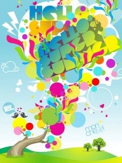 Renkli Soyut Sanat - wallpaper preview
