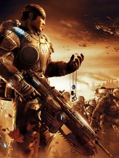 Gears of War Karakter Sanatı - wallpaper preview