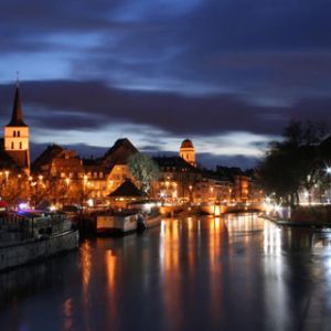 Strasbourg Gece Manzarası