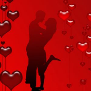 Romantik Çift Silueti