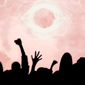Konser Kalabalığı Silueti