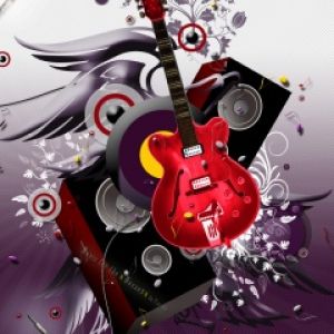 Canlı Gitar ve Hoparlörler Sanatı