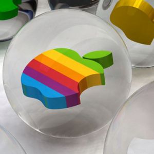 Renkli Apple Logosu