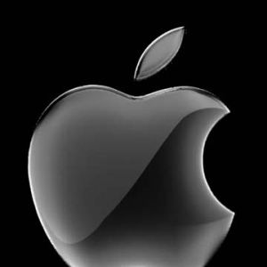 Siyah Apple Logosu Duvar Kağıdı