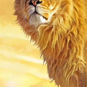 Görkemli Aslan Portresi