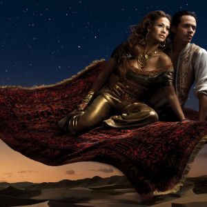Büyülü Halıda Uçuş - Fantastik Sahne