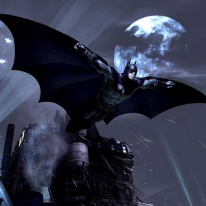 Batman Gotham'ın Üzerinde Uçuyor