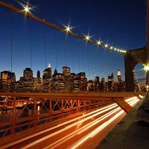 Brooklyn Köprüsü Gün Batımında