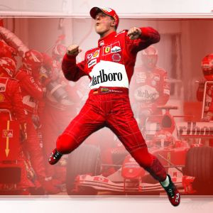 Michael Schumacher Ferrari Kutlaması