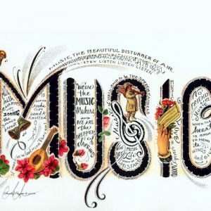Müzik Sanat İllüstrasyonu