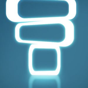 Gelecekçi Neon Şekiller