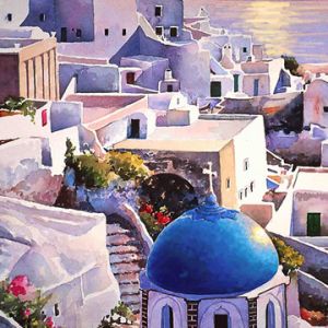 Santorini Gün Batımı