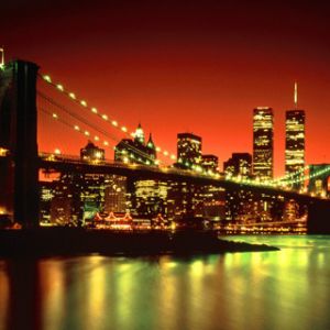 Brooklyn Köprüsü Gün Batımında