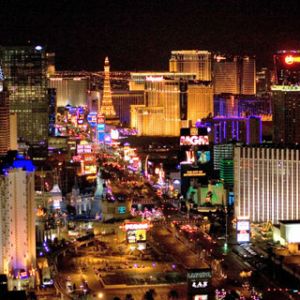 Las Vegas Gece Silueti