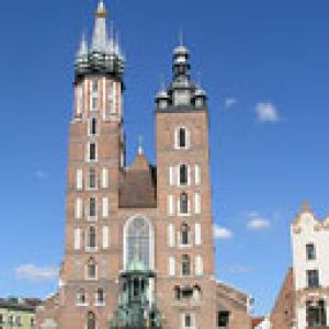 Krakow'daki Meryem Ana Bazilikası
