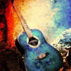 Renkli Akustik Gitar
