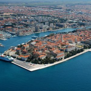 Hava Görünümü Zadar, Hırvatistan