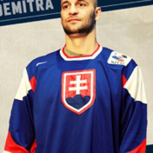 Slovak Forması Giyen Buz Hokeyi Oyuncusu