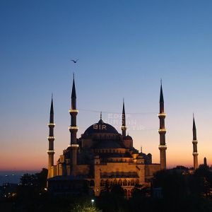 Sultan Ahmed Camii Gün Batımında