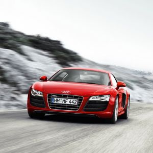 Kırmızı Audi R8 Spor Araba