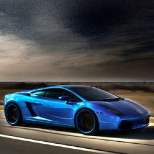 Mavi Lamborghini Gallardo