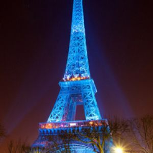Eiffel Kulesi Gece Işıkları