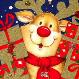 Sevimli Noel Ren Geyiği