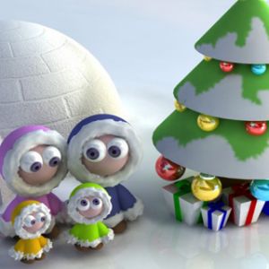 Sevimli Noel Ailesi ile İglo