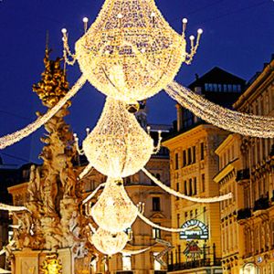 Şehirdeki Noel Işıkları