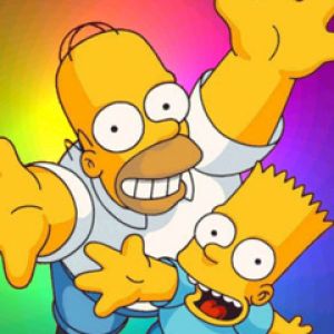 Homer ve Bart Simpson