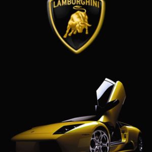 Sarı Lamborghini Spor Araba
