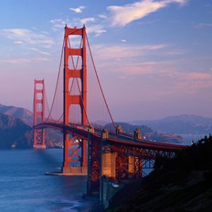 Golden Gate Köprüsü Gün Batımı