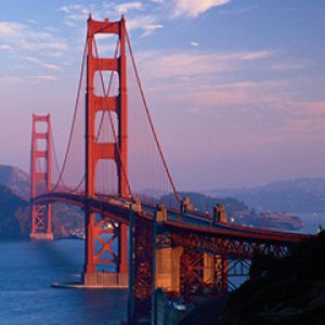 Golden Gate Köprüsü Gün Batımı