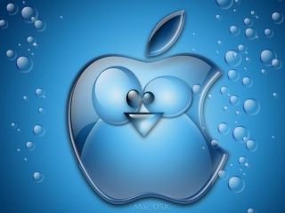 Sevimli Apple Logo Tasarımı - wallpaper preview