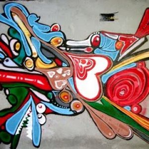 Renkli Soyut Sanat