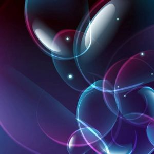 Renkli Baloncuk Abstrakt Tasarımı