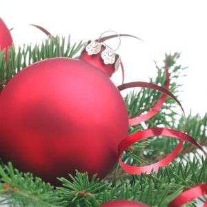 Kırmızı Noel Süsleri
