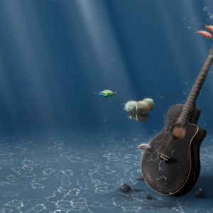 Su Altında Gitar ve Balıklar