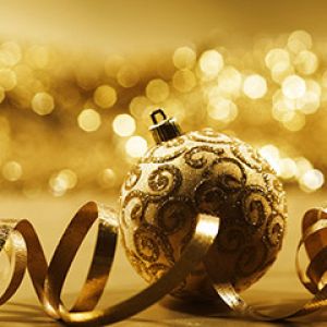 Altın Noel Süsü